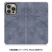 WORK34IP-BU-IP15PM [iPhone 15 Pro Max用 手帳型ケース スタンド機能＆カードポケット付き ウィンターブルー]