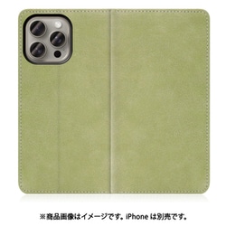 WORK34IP-GN-IP15PM [iPhone 15 Pro Max用 手帳型ケース スタンド機能＆カードポケット付き サマーグリーン]