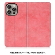 WORK34IP-PK-IP15PM [iPhone 15 Pro Max用 手帳型ケース スタンド機能＆カードポケット付き スプリングピンク]