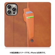 WORK36IP-CM-IP15PM [iPhone 15 Pro Max用 手帳型ケース スタンド機能＆カードホルダー付き キャメルブラウン]