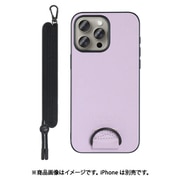 WORK37IP-PL-IP15PM [iPhone 15 Pro Max用 首掛けケース ネックストラップ付き ラベンダーパープル]