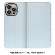 WORK47IP-BU-IP15PM [iPhone 15 Pro Max用 手帳型ケース スタンド機能＆カードポケット付き スカイブルー]