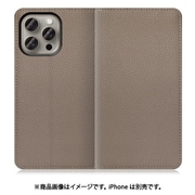 WORK47IP-GB-IP15PM [iPhone 15 Pro Max用 手帳型ケース スタンド機能＆カードポケット付き グレージュ]