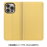 WORK47IP-YL-IP15PM [iPhone 15 Pro Max用 手帳型ケース スタンド機能＆カードポケット付き ジャスミンイエロー]