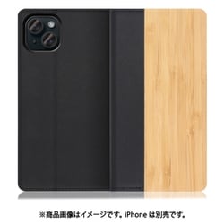WORK08IP-TA-IP15PS [iPhone 15 Plus用 手帳型ケース スタンド機能＆カードポケット付き 竹]