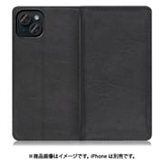 WORK10IP-BK-IP15PS [iPhone 15 Plus用 手帳型ケース スタンド機能＆カードポケット付き ブラック]