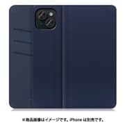 WORK13IP-NEWNY-IP15PS [iPhone 15 Plus用 手帳型ケース スタンド機能＆カードポケット付き ネイビー]