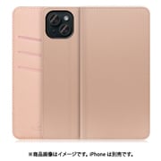 WORK13IP-NEWPK-IP15PS [iPhone 15 Plus用 手帳型ケース スタンド機能＆カードポケット付き シャンパンローズ]