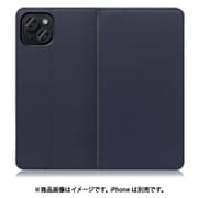 WORK16IP-NY-IP15PS [iPhone 15 Plus用 手帳型ケース スタンド機能＆カードポケット付き ネイビー]