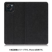 WORK17IP-BK-IP15PS [iPhone 15 Plus用 手帳型ケース スタンド機能＆カードポケット付き ブラック]