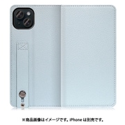 WORK23IP-BU-IP15PS [iPhone 15 Plus用 手帳型ケース スタンド機能＆カードポケット付き スカイブルー]