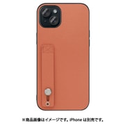 WORK26IP-FM-IP15PS [iPhone 15 Plus用 本革ケース ホールドベルト付き フラミンゴ]