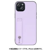 WORK26IP-PL-IP15PS [iPhone 15 Plus用 本革ケース ホールドベルト付き ラベンダー]