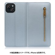 WORK27IP-BU-IP15PS [iPhone 15 Plus用 手帳型ケース スタンド機能＆カードポケット付き スカイブルー]