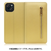 WORK27IP-YL-IP15PS [iPhone 15 Plus用 手帳型ケース スタンド機能＆カードポケット付き ジャスミンイエロー]