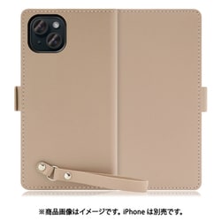 WORK29IP-CM-IP15PS [iPhone 15 Plus用 手帳型ケース スタンド機能＆ストラップホール付き モンブランキャメル]