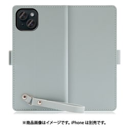 WORK29IP-GN-IP15PS [iPhone 15 Plus用 手帳型ケース スタンド機能＆ストラップホール付き アイスグリーン]