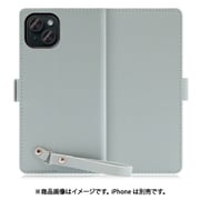 WORK29IP-GN-IP15PS [iPhone 15 Plus用 手帳型ケース スタンド機能＆ストラップホール付き アイスグリーン]