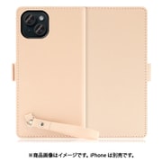 WORK29IP-PK-IP15PS [iPhone 15 Plus用 手帳型ケース スタンド機能＆ストラップホール付き ピーチピンク]