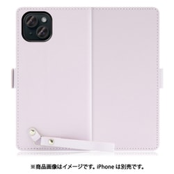 WORK29IP-PL-IP15PS [iPhone 15 Plus用 手帳型ケース スタンド機能＆ストラップホール付き ブルーベリーパープル]