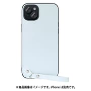 WORK33IP-BU-IP15PS [iPhone 15 Plus用 本革ケース ストラップ＆ストラップホール付き シャーベットブルー]