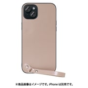 WORK33IP-CM-IP15PS [iPhone 15 Plus用 本革ケース ストラップ＆ストラップホール付き モンブランキャメル]