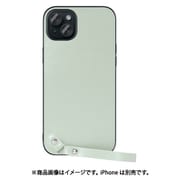 WORK33IP-GN-IP15PS [iPhone 15 Plus用 本革ケース ストラップ＆ストラップホール付き アイスグリーン]