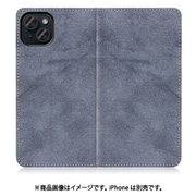 WORK34IP-BU-IP15PS [iPhone 15 Plus用 手帳型ケース スタンド機能＆カードポケット付き ウィンターブルー]