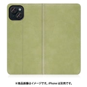 WORK34IP-GN-IP15PS [iPhone 15 Plus用 手帳型ケース スタンド機能＆カードポケット付き サマーグリーン]