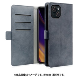 WORK34MAGIP-BU-IP15PS [iPhone 15 Plus用 手帳型ケース スタンド機能＆カードポケット＆ベルト付き ウィンターブルー]