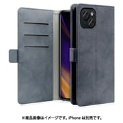 WORK34MAGIP-BU-IP15PS [iPhone 15 Plus用 手帳型ケース スタンド機能＆カードポケット＆ベルト付き ウィンターブルー]