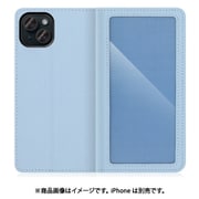 WORK35IP-BU-IP15PS [iPhone 15 Plus用 手帳型ケース カスタマイズ機能＆スタンド機能＆カードポケット付き スカイブルー]
