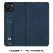 WORK42IP-BU-IP15PS [iPhone 15 Plus用 手帳型ケース スタンド機能＆カードポケット付き クラシックブルー]