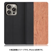 WORK08IP-KA-IP15PRO [iPhone 15 Pro用 手帳型ケース スタンド機能＆カードポケット付き 花梨]