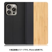 WORK08IP-TA-IP15PRO [iPhone 15 Pro用 手帳型ケース スタンド機能＆カードポケット付き 竹]