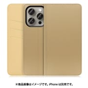 WORK13IP-NEWGD-IP15PRO [iPhone 15 Pro用 手帳型ケース スタンド機能＆カードポケット付き ゴールド]