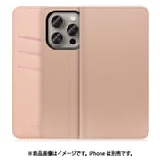 WORK13IP-NEWPK-IP15PRO [iPhone 15 Pro用 手帳型ケース スタンド機能＆カードポケット付き シャンパンローズ]