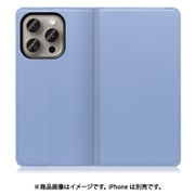 WORK16IP-BU-IP15PRO [iPhone 15 Pro用 手帳型ケース スタンド機能＆カードポケット付き ブラック]