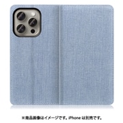 WORK17IP-LTBU-IP15PRO [iPhone 15 Pro用 手帳型ケース スタンド機能＆カードポケット付き ライトブルー]