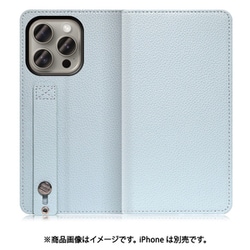 WORK23IP-BU-IP15PRO [iPhone 15 Pro用 手帳型ケース スタンド機能＆カードポケット付き スカイブルー]