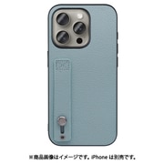 WORK26IP-BU-IP15PRO [iPhone 15 Pro用 本革ケース ホールドベルト付き スカイブルー]