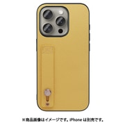 WORK26IP-YL-IP15PRO [iPhone 15 Pro用 本革ケース ホールドベルト付き ジャスミンイエロー]