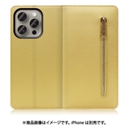 WORK27IP-YL-IP15PRO [iPhone 15 Pro用 手帳型ケース スタンド機能＆カードポケット付き ジャスミンイエロー]