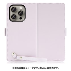 WORK29IP-PL-IP15PRO [iPhone 15 Pro用 手帳型ケース スタンド機能＆ストラップホール付き ブルーベリーパープル]