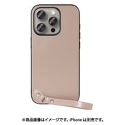 WORK33IP-CM-IP15PRO [iPhone 15 Pro用 本革ケース ストラップ＆ストラップホール付き モンブランキャメル]