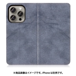 WORK34IP-BU-IP15PRO [iPhone 15 Pro用 手帳型ケース スタンド機能＆カードポケット付き ウィンターブルー]