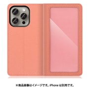 WORK35IP-FM-IP15PRO [iPhone 15 Pro用 手帳型ケース カスタマイズ機能＆スタンド機能＆カードポケット付き フラミンゴ]