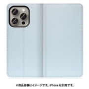 WORK47IP-BU-IP15PRO [iPhone 15 Pro用 手帳型ケース スタンド機能＆カードポケット付き スカイブルー]