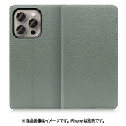 WORK47IP-DG-IP15PRO [iPhone 15 Pro用 手帳型ケース スタンド機能＆カードポケット付き ダルグリーン]