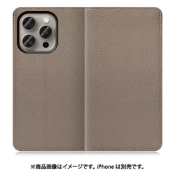 WORK47IP-GB-IP15PRO [iPhone 15 Pro用 手帳型ケース スタンド機能＆カードポケット付き グレージュ]